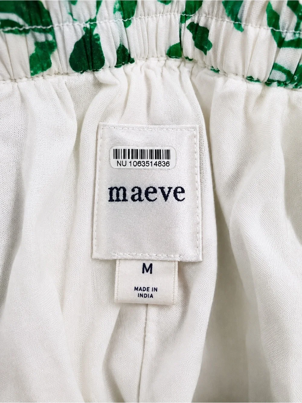 Maeve by Anthropologie The Jacie Poplin Printed Midi Skirt Size M